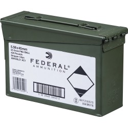 Federal Premium M193A1 Ammo Can, 5.56x45mm, 55-gr, FMJ