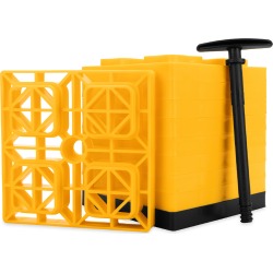 Fasten Heavy-Duty Leveling Blocks for Single Wheels, Set of 10