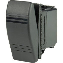 BEP DPST Contura Switch, Off/(On)