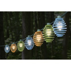 Swirly Party Lights, 10 Lights on 11' Cord