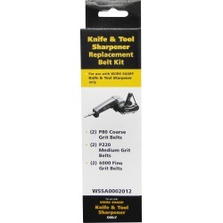 Work Sharp WSKTS Assorted Replacement Belt Accessory Kit, 1/2