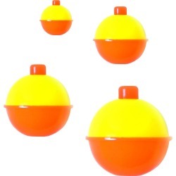 Eagle Claw Snap-On Float Assortment - Orange/Yellow, 12-Pk.