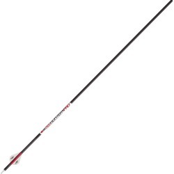 TecHunter Pro Carbon Fiber Arrows with 2" Bohning Vanes, 6-Pack, 400