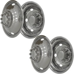 Stainless Steel Wheel Simulators & Covers, 19.5", Set of 4