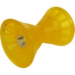 Yellow Poly Bow Roller, fits 4" bracket