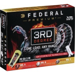 Federal Premium 3rd Degree Shotshells, 20-ga, 3