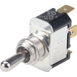 Ancor Toggle Switch, Single-Pole/Double-Throw (On)-Off-On