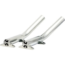 Tigress Cast Stainless Steel Side-Mount Outrigger Holders, Pair 1-1/2