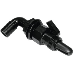 T-H Marine 90° Aerator Head With Shutoff Valve