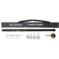 16 Ft. Fiberglass Flagpole Buddy Kit