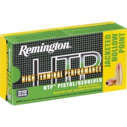 Remington HTP Jacket Hollow Point Handgun Ammo, 9mm Luger, 147-gr, JHP