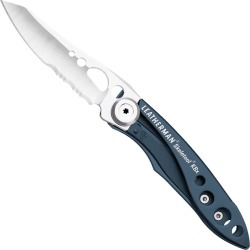 Leatherman Skeleton KBx Folding Knife And Bottle Opener Combo, Blue