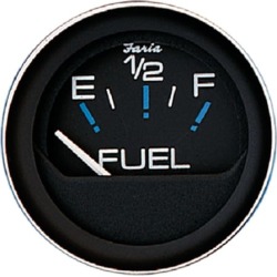 Faria 2" Coral Series Fuel Level Gauge