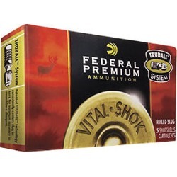 Federal Premium Vital-Shock TruBall Rifled Slugs, 12-ga, 2-3/4