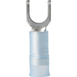 Ancor Nylon Flanged Spade Terminals, 16-14 AWG, #10 Screw, 25-Pk.