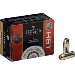 Federal Premium Personal Defense Handgun Ammo, .40 S & W, 180-gr, HST-JHP