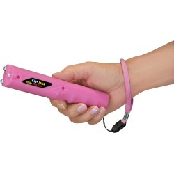 Personal Security Products Zap Stick Flashlight Stun Gun, Pink