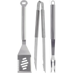Stainless Steel 3-piece Grill Tool Set