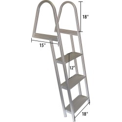 Dockmate 3-Step Stationary Dock Ladder