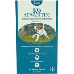 K9 Advantix Medium Dogs 11-20 lbs (Aqua) 12 +2 Free Doses