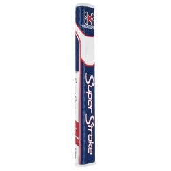 Superstroke Traxion Flatso 3.0 Putter Grips in Red/White/Blue