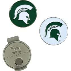 MICHIGAN STATE HAT CLIP AND BALL MARKERS