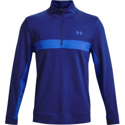 Under Armour Men's Storm Midlayer 1/2 Zip Golf Pullover 2022, Polyester/Elastane in Bauhaus Blue/Versa Blue, Size 2XL found on Bargain Bro from carlsgolfland.com for USD $56.96