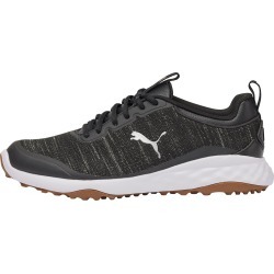 PUMA Fusion Pro Golf Shoes - PUMA Black/PUMA Silver - 13 - MEDIUM