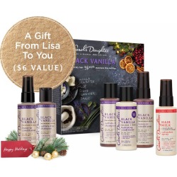 Black Vanilla Travel Size (3pc) Gift Set + Bonus Refresher Spray