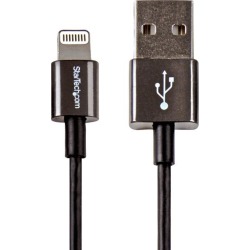 StarTech.com Premium Apple Lightning to USB Cable with Metal Connectors - 1 m (3 ft.) - Black