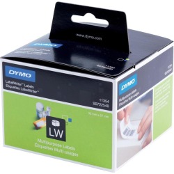 Dymo Multi-Purpose Removable Labels on a Roll (Black on White) Pack of 1000 Labels