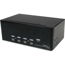 StarTech 4 Port Triple Monitor DVI USB KVM Switch