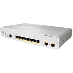 Cisco Catalyst 2960-C Switch 8 x Fast Ethernet Ports, 2 x Dual Purpose Uplink, LAN Base Software