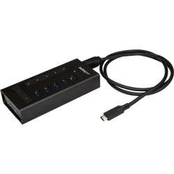 StarTech.com 7 port USB C Hub Metal USB C To 5 x USB A and 2 x USB-C USB 3.0
