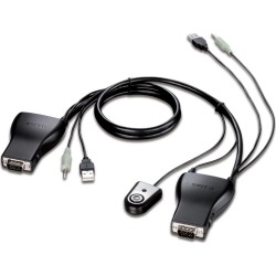 D-Link KVM-222 2-Port USB KVM Switch with Audio Support