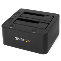 StarTech.com USB 3.0 Dual Hard Drive Docking Station with UASP for (2.5/3.5 inch) SSD / HDD - SATA 6 Gbps