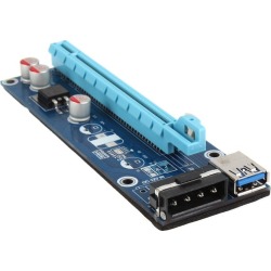 Kolink PCI-E 1x to 16x powered Riser Card Mining Rendering Kit - 60cm