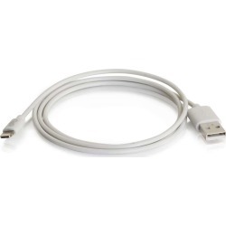 C2G (1m) USB A Male to Lightning Male Sync and Charging Cable (White)