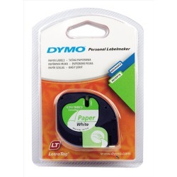 Newell LetraTAG (12mm) Paper Tape (Black on White)