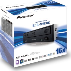 Pioneer BDR-209EBK Blu-ray Writer Optical Drive