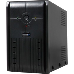 Powercool Smart UPS 650VA 2 x UK Plug, RJ45 x 2, USB LED Display