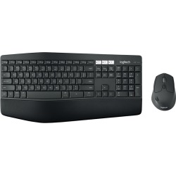 Logitech MK850 Performance Wireless Combo Keyboard and Mouse Set (Black) - UK