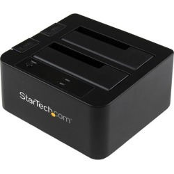 StarTech.com USB 3.0 / eSATA Dual Hard Drive Docking Station with UASP for (2.5/3.5 inch) SATA SSD / HDD - SATA 6 Gbps