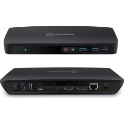 ALOGIC Triple Display Univeral Hybrid Docking Station - USB-C and USB 3.0 with 4K and Power Delivery