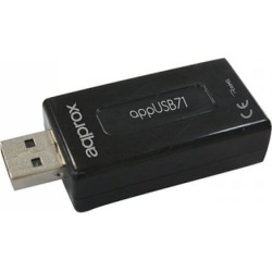 APPROX USB 2.0 7.1 External Sound Card with 3D Sound