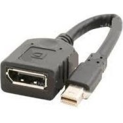 Sapphire Technology Video Cable Mini DisplayPort (M) Connector to DisplayPort (F) Connector with Secure Lock X6