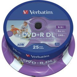 Verbatim DVD+R 8x Dual Layer Print