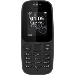 Nokia 105 (1.8 inch) Mobile Phone (Black)
