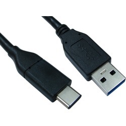 Cables Direct (1m) USB 3.1 Type-C Male to Type-A Male Cable