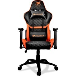 Cougar Armor One Gaming Chair in Black and Orange